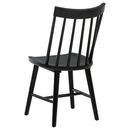 Middleton 7-piece Extension Leaf Dining Set Brown and Black
