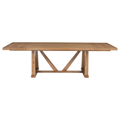 Middleton 9-piece Extension Leaf Dining Set Natural Brown