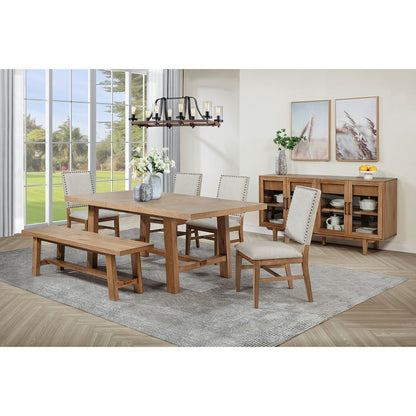 Middleton Upholstered Dining Side Chair Beige (Set of 2)