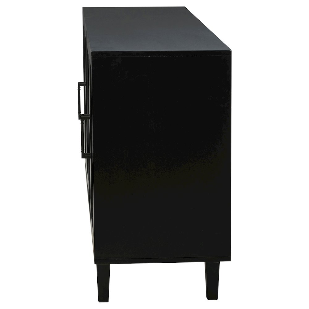 Middleton 4-door Sideboard Server with Dual Drawers Black