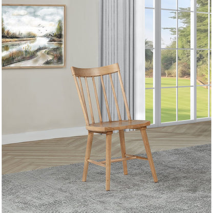 Middleton Solid Wood Dining Side Chair Brown (Set of 2)