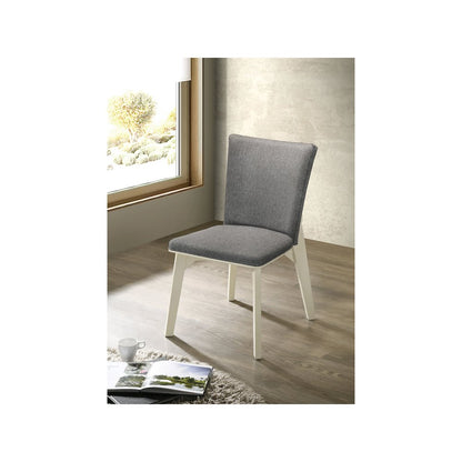 Biloxi Upholstered Dining Side Chair Grey (Set of 2)