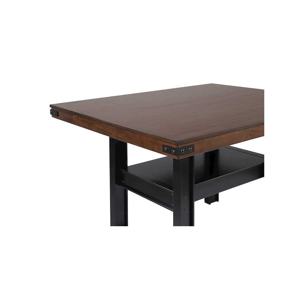 Patterson 5-piece Counter Height Dining Set Mango Oak