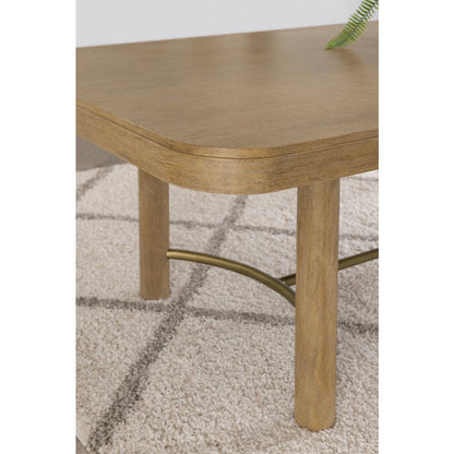 Arini 104-inch Extension Leaf Dining Table Sand Wash