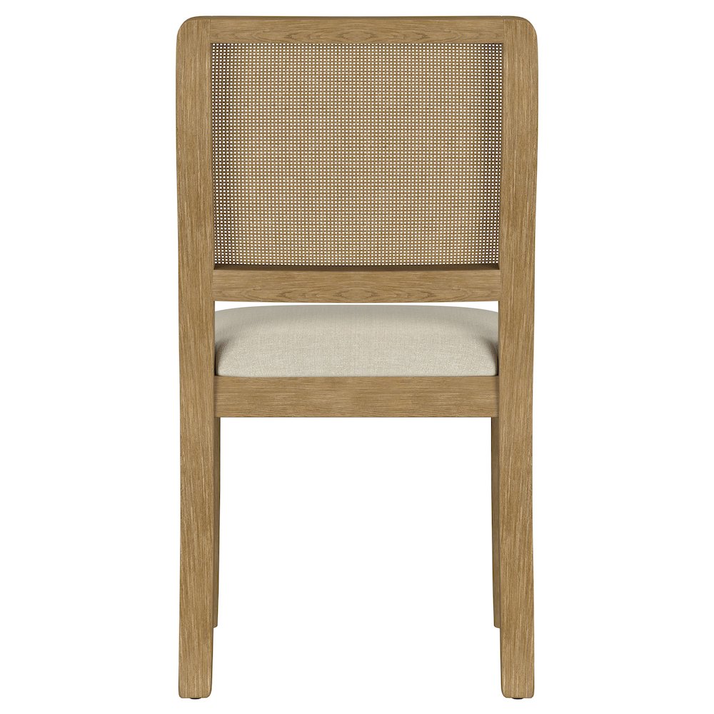 Arini Rattan Cane Dining Side Chair Sand Wash (Set of 2)