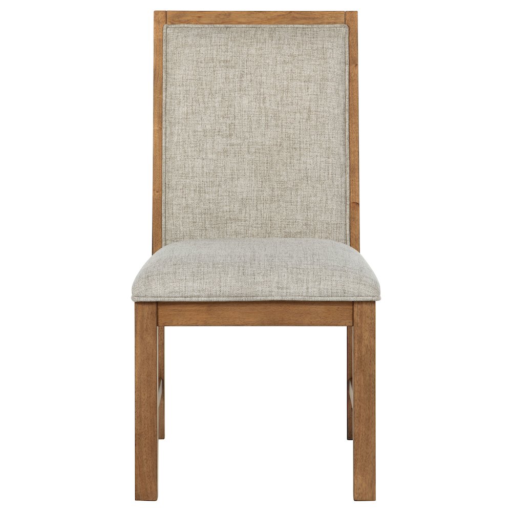Bruner Upholstered Dining Side Chair Brown (Set of 2)