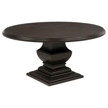 Twyla 60-inch Round Wood Dining Room Table Dark Cocoa