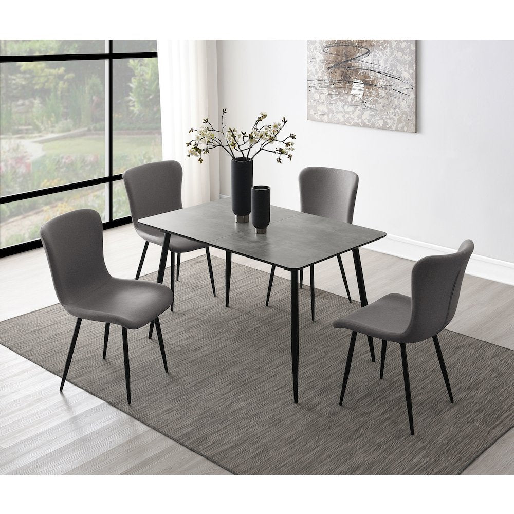 Horizon 63-inch Butterfly Leaf Extension Dining Table Grey