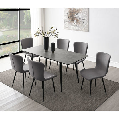 Horizon 63-inch Butterfly Leaf Extension Dining Table Grey