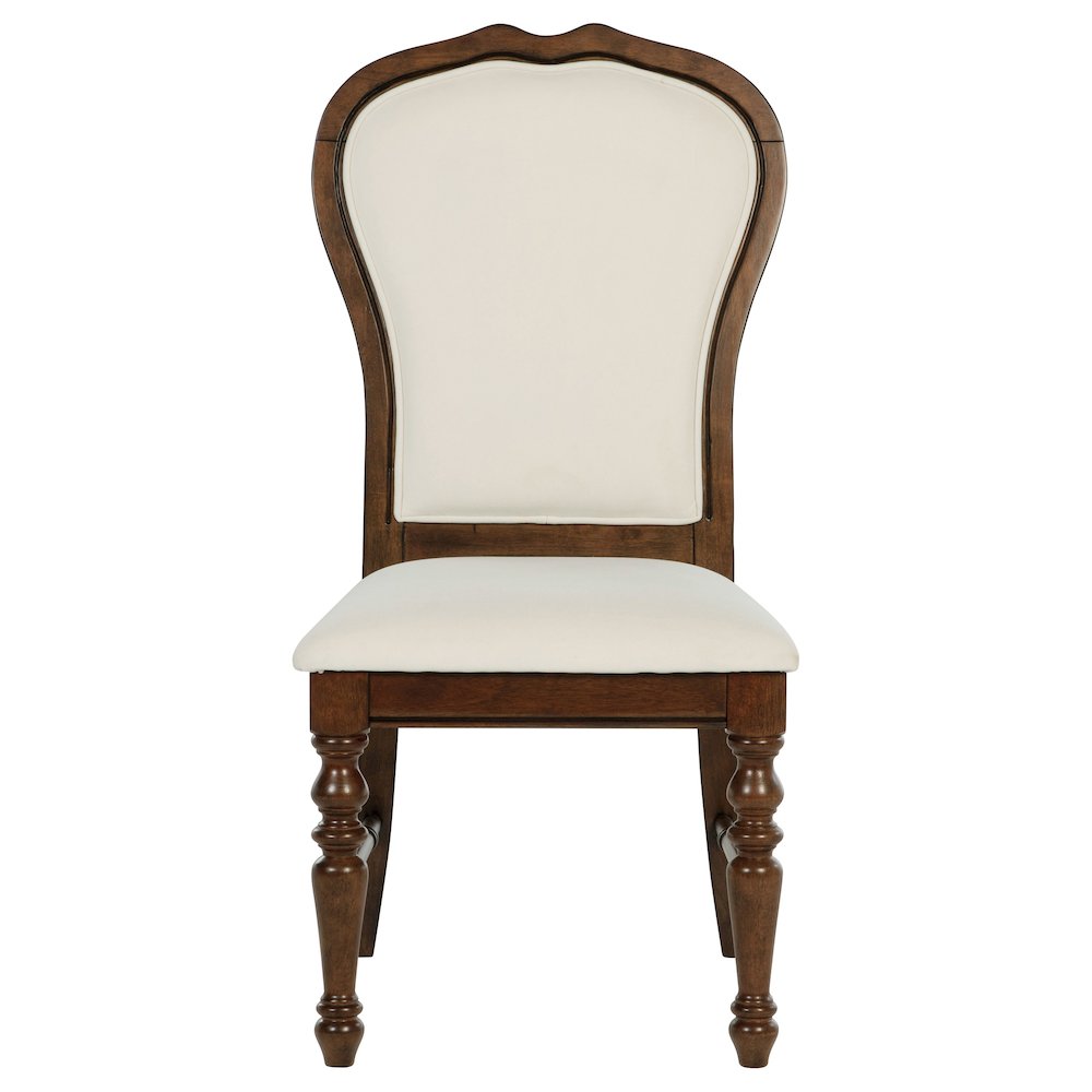 Landon 5-piece 60-inch Round Dining Table Set Rich Brown