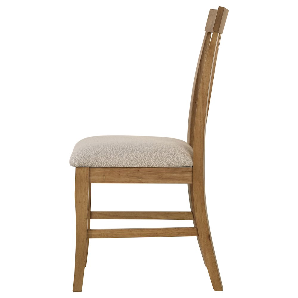 Hartville Dining Side Chair Natural Light Brown (Set of 2)