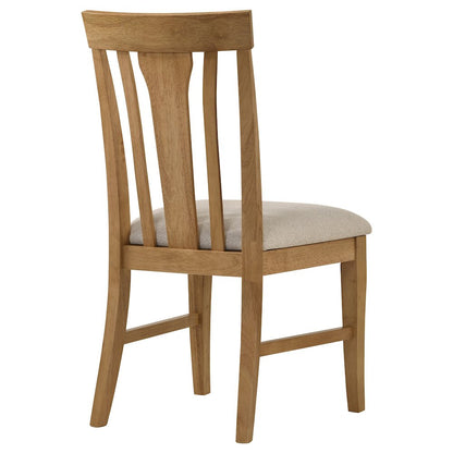 Hartville Dining Side Chair Natural Light Brown (Set of 2)
