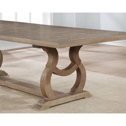 Brockway 7-piece Extension Leaf Dining Set Barley Brown