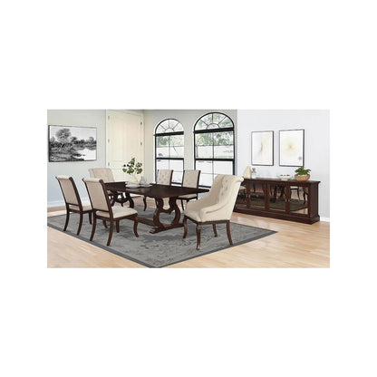 Brockway Upholstered Dining Chair Barley Java (Set of 2)