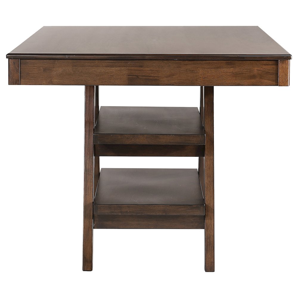 Dewey Rectangular 60-inch Counter Height Dining Table Walnut