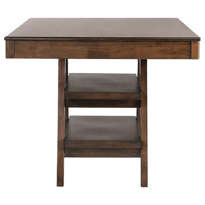 Dewey Rectangular 60-inch Counter Height Dining Table Walnut
