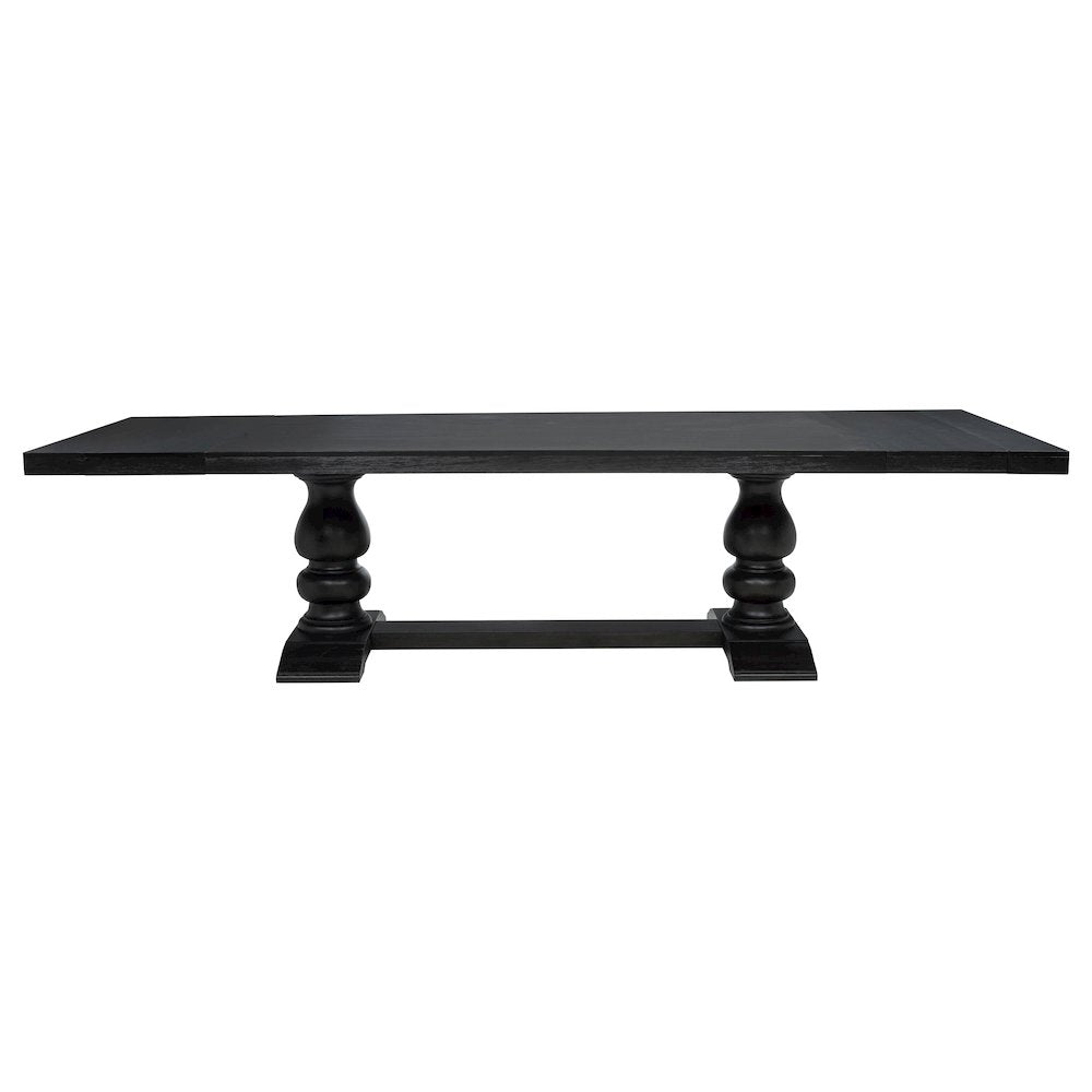Phelps 9-piece Rectangular Dining Table Set Distressed Noir