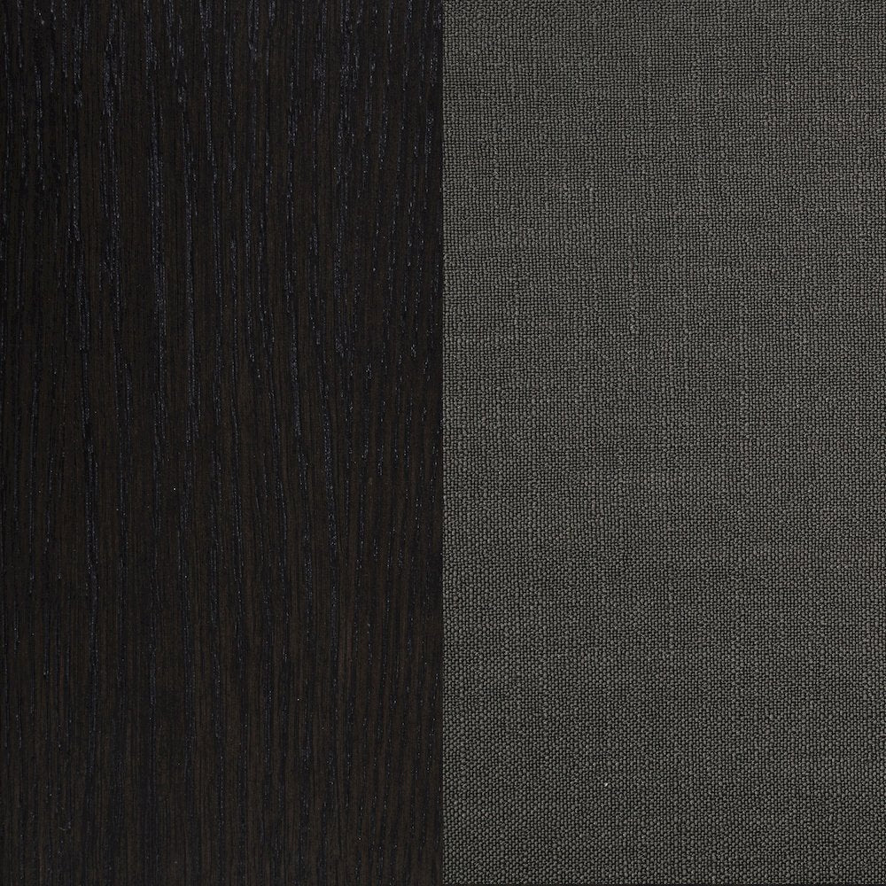 Berning Fabric Upholstered Parson Side Chair Charcoal Grey (Set of 2)