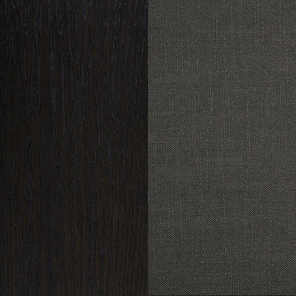 Berning Fabric Upholstered Parson Side Chair Charcoal Grey (Set of 2)