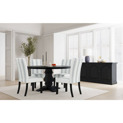 Herran Upholstered Dining Side Chair Beige (Set of 2)