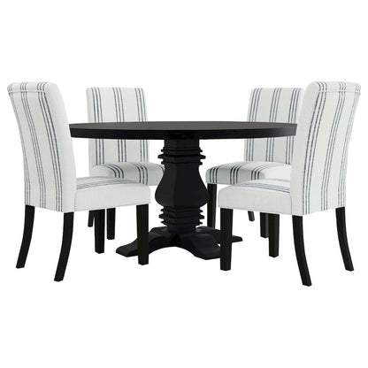 Herran Upholstered Dining Side Chair Beige (Set of 2)
