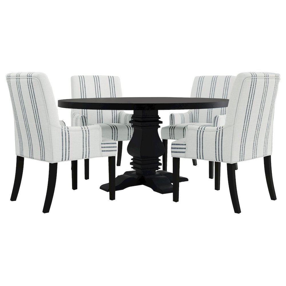 Herran Upholstered Dining Side Chair Beige
