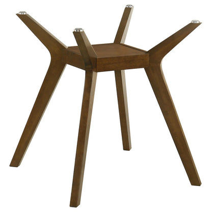 Paxton Square Wood Counter Height Dining Table Base Brown