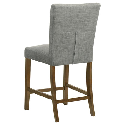 Paxton Upholstered Counter Height Dining Chair Grey (Set of 2)