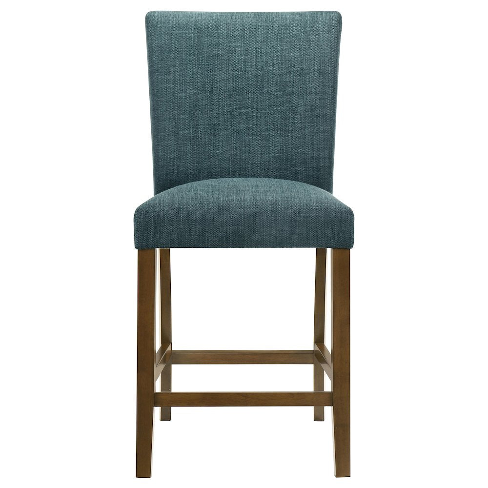 Paxton Upholstered Counter Height Dining Chair Teal Blue (Set of 2)