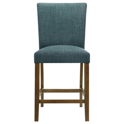 Paxton Upholstered Counter Height Dining Chair Teal Blue (Set of 2)