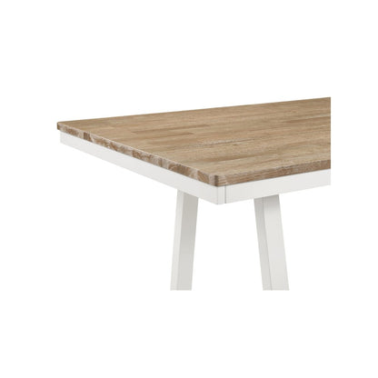 Hollis Rectangular 71-inch Counter Height Dining Table Brown