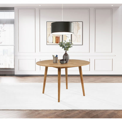 Andrews 48-inch Round Wood Dining Room Table Light Ash