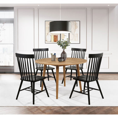 Andrews 48-inch Round Wood Dining Room Table Light Ash