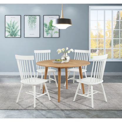 Andrews 48-inch Round Wood Dining Room Table Light Ash
