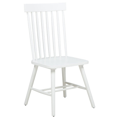 Andrews Windsor Spindle Back Dining Side Chair White