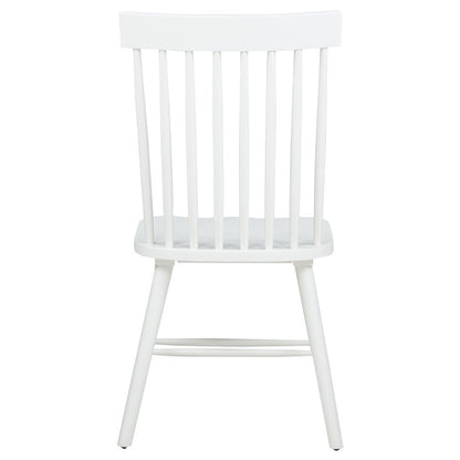 Andrews Windsor Spindle Back Dining Side Chair White