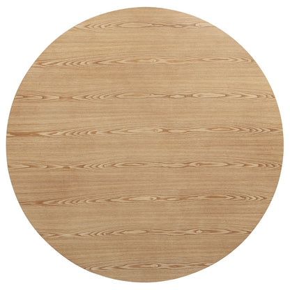 Andrews 5-piece Round Counter Height Dining Set Light Ash