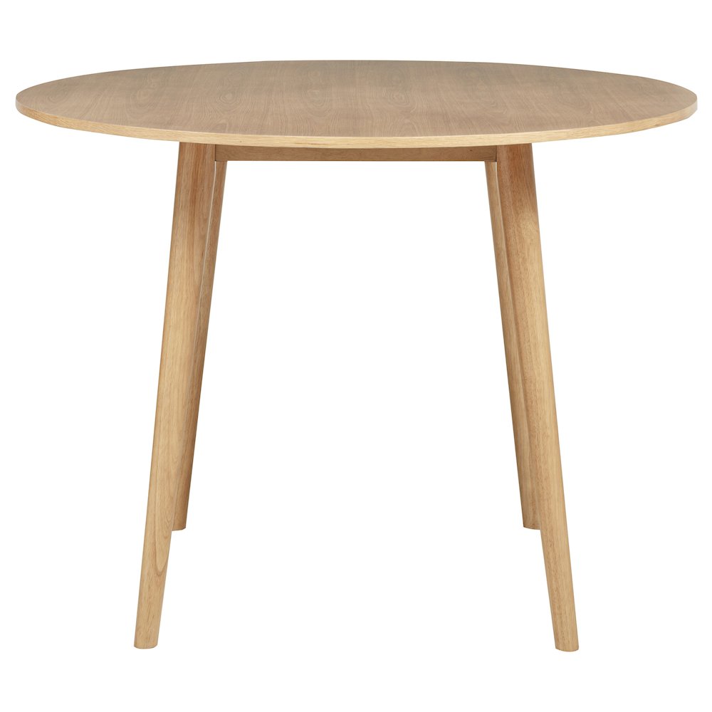 Andrews 5-piece Round Counter Dining Set Light Ash and Black