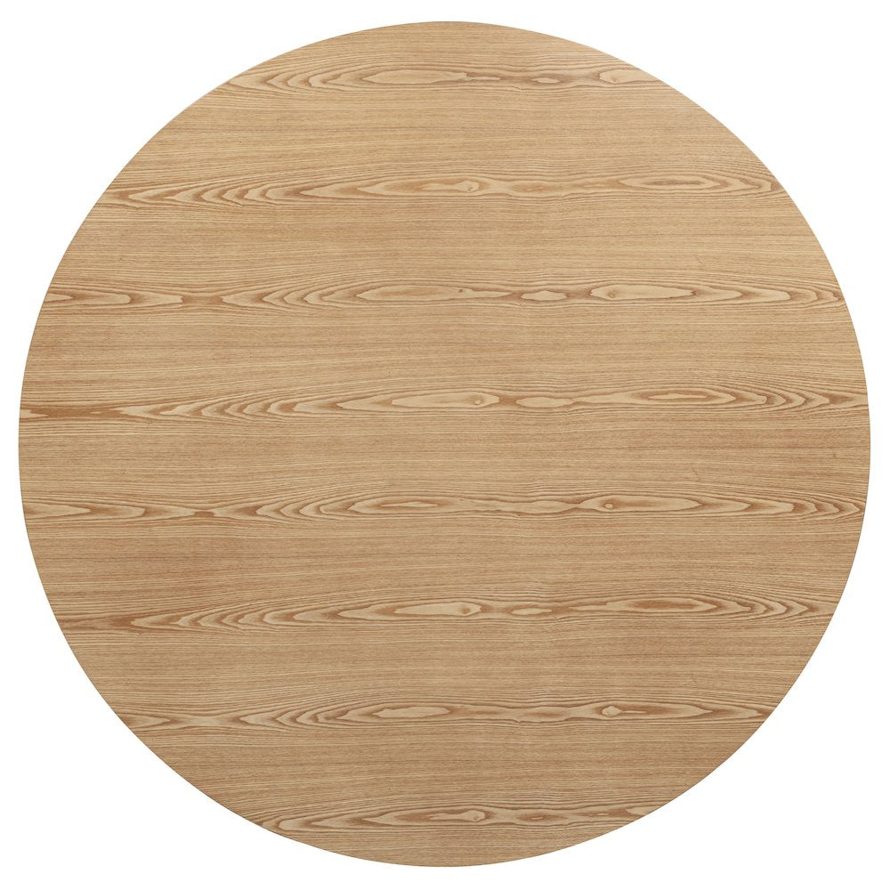 Andrews 5-piece Round Counter Dining Set Light Ash and Black