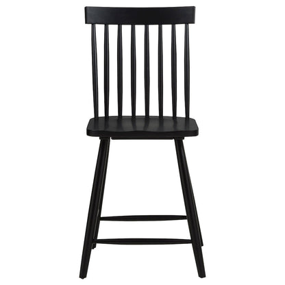 Andrews Windsor Counter Height Dining Side Chair Black