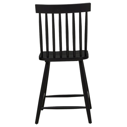 Andrews Windsor Counter Height Dining Side Chair Black
