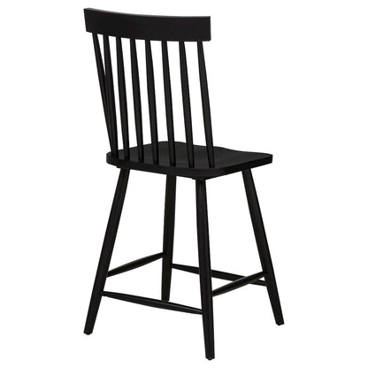 Andrews Windsor Counter Height Dining Side Chair Black