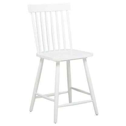 Andrews Windsor Counter Height Dining Side Chair White