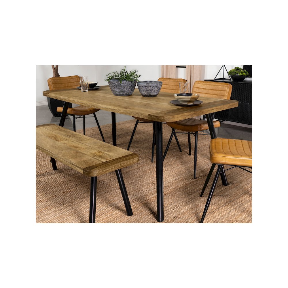 Maverick 70-inch Solid Wood Dining Table Natural Mango