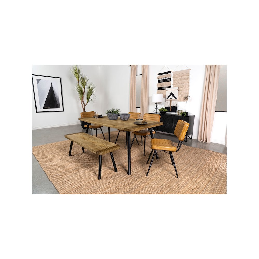 Maverick 70-inch Solid Wood Dining Table Natural Mango