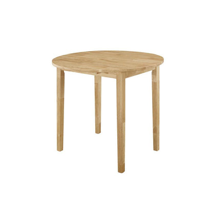 Elegant 3-Piece Dining Set Featuring Drop Leaf Design in Natural and Tan