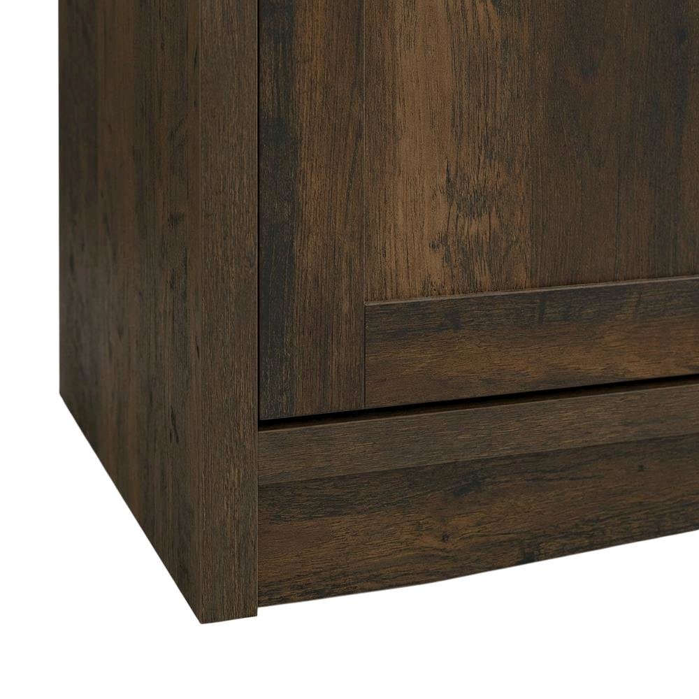 TV stand, 4 doors, engineered wood construction, transitional style