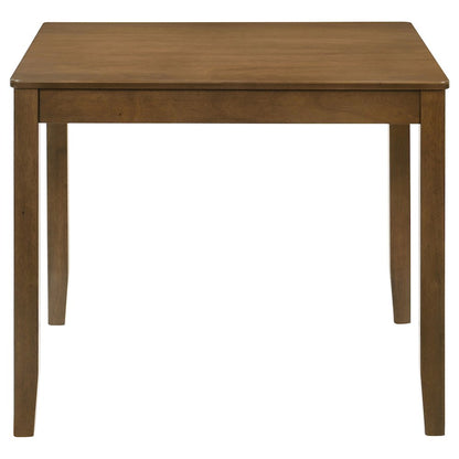 Parkwood 5-piece Square Dining Table Set Honey Brown