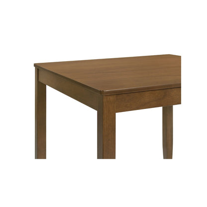 Parkwood 5-piece Square Dining Table Set Honey Brown