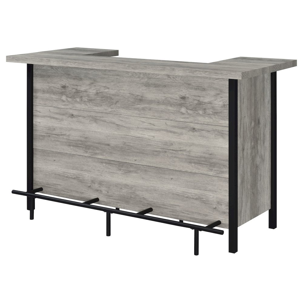 Elegant Wine Cabinet – Freestanding Kitchen Bar with Glass Storage